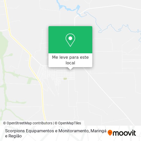 Scorpions Equipamentos e Monitoramento mapa