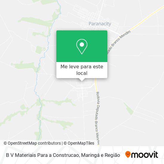 B V Materiais Para a Construcao mapa