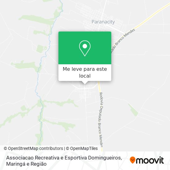 Associacao Recreativa e Esportiva Domingueiros mapa