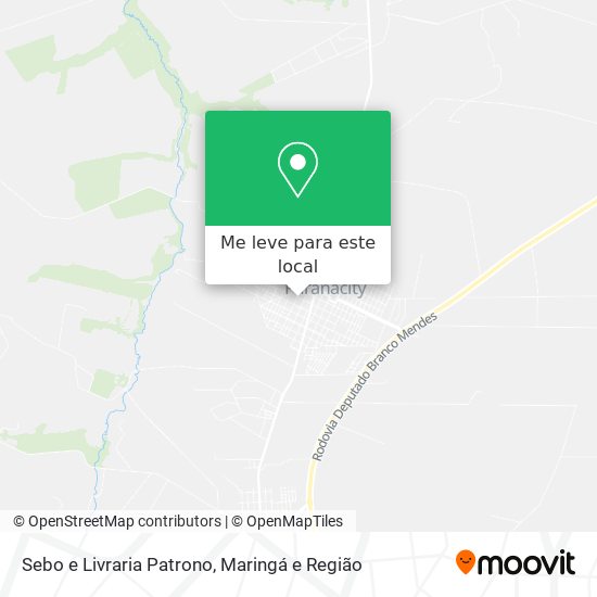 Sebo e Livraria Patrono mapa