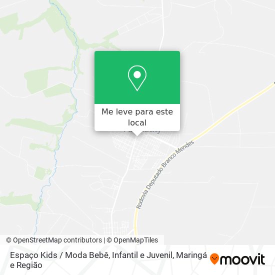 Espaço Kids / Moda Bebê, Infantil e Juvenil mapa