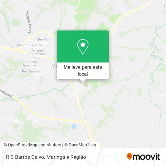 R C Barros Calvo mapa
