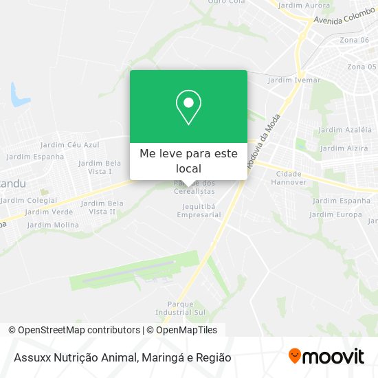 Assuxx Nutrição Animal mapa