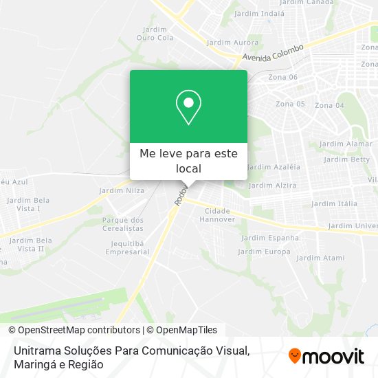 Unitrama Soluções Para Comunicação Visual mapa