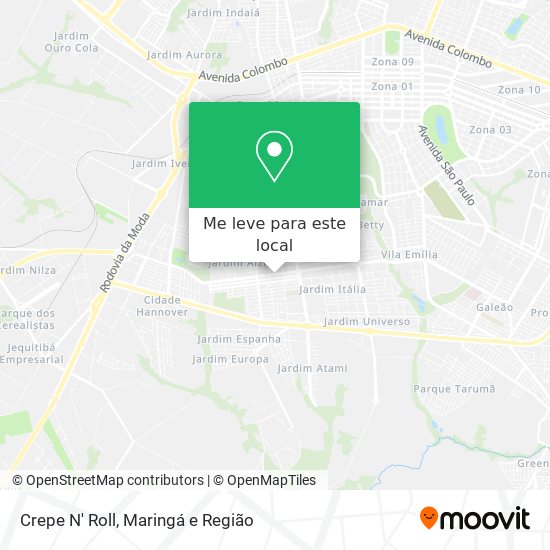 Crepe N' Roll mapa