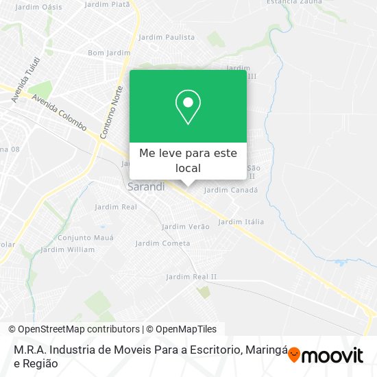 M.R.A. Industria de Moveis Para a Escritorio mapa