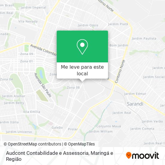 Audcont Contabilidade e Assessoria mapa