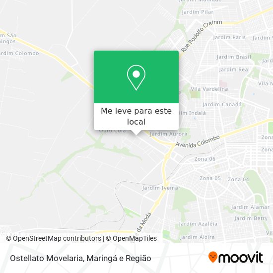 Ostellato Movelaria mapa