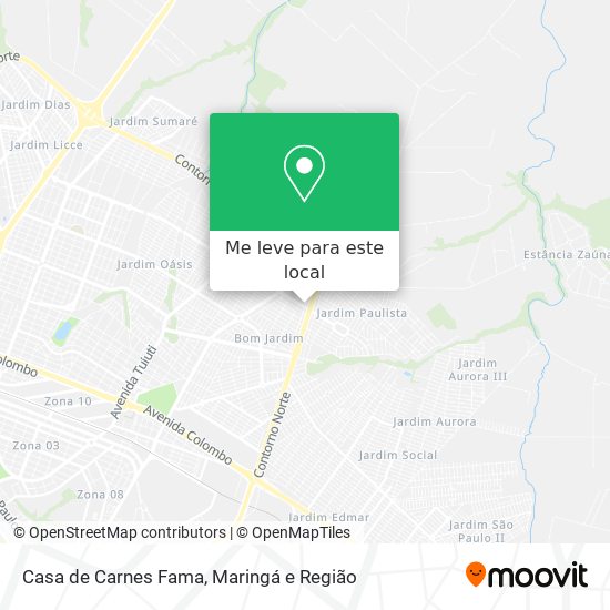 Casa de Carnes Fama mapa