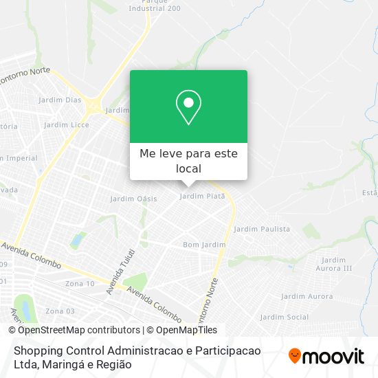 Shopping Control Administracao e Participacao Ltda mapa