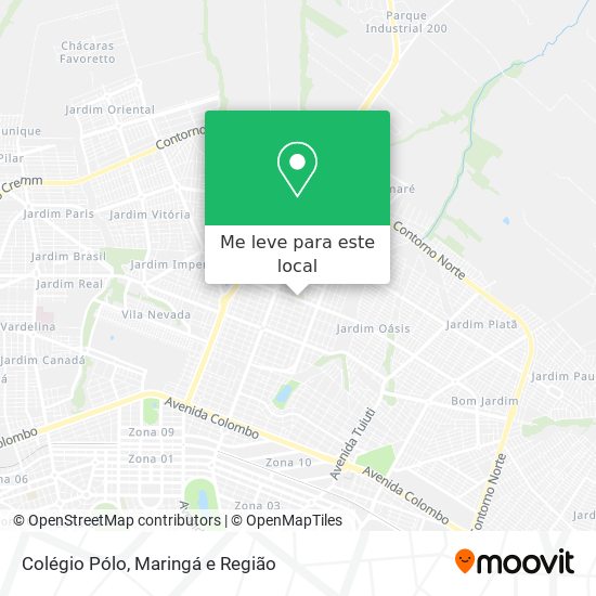Colégio Pólo mapa