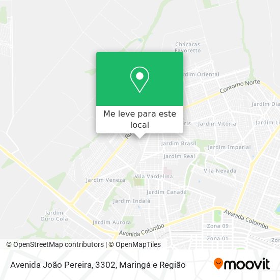 Avenida João Pereira, 3302 mapa