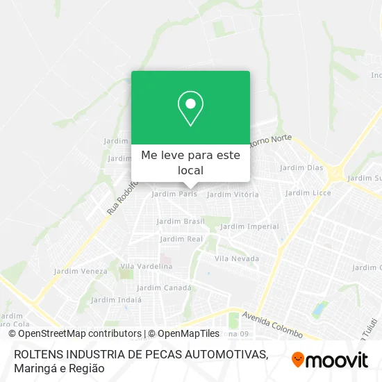 ROLTENS INDUSTRIA DE PECAS AUTOMOTIVAS mapa