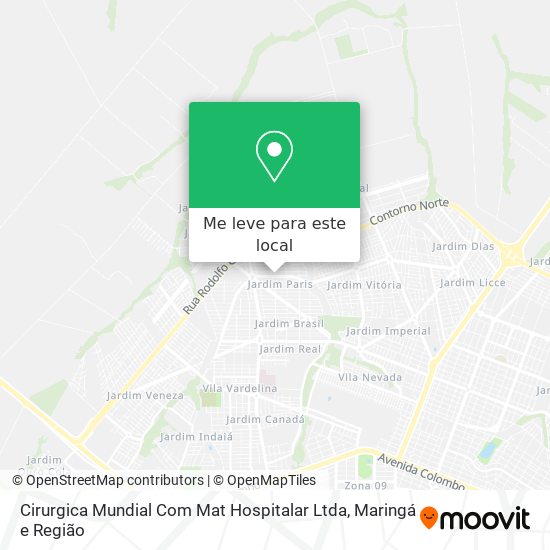 Cirurgica Mundial Com Mat Hospitalar Ltda mapa