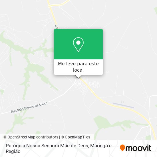 Paróquia Nossa Senhora Mãe de Deus mapa