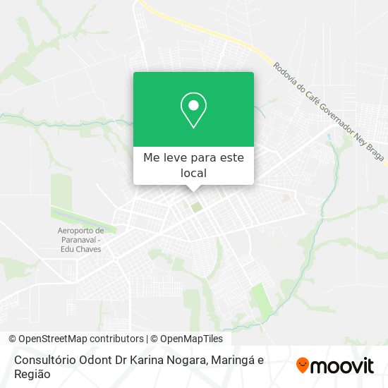 Consultório Odont Dr Karina Nogara mapa