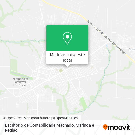 Escritório de Contabilidade Machado mapa