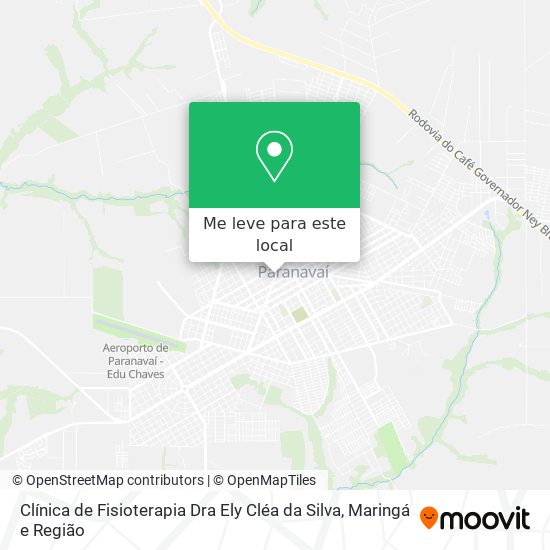 Clínica de Fisioterapia Dra Ely Cléa da Silva mapa