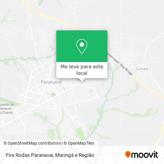 Fire Rodas Paranavai mapa