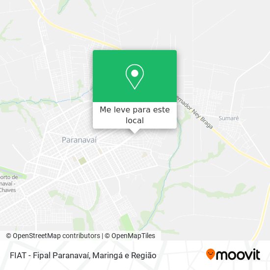 FIAT - Fipal Paranavaí mapa