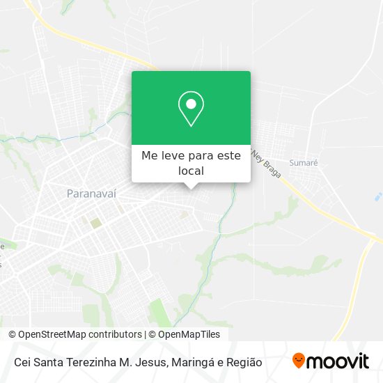 Cei Santa Terezinha M. Jesus mapa