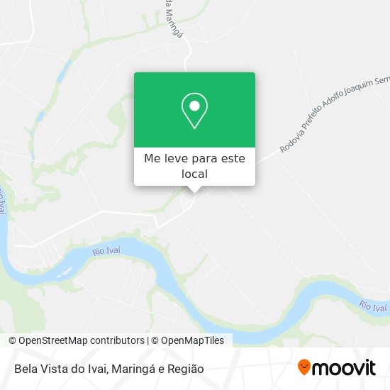 Bela Vista do Ivai mapa