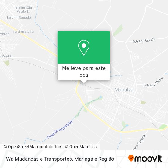 Wa Mudancas e Transportes mapa