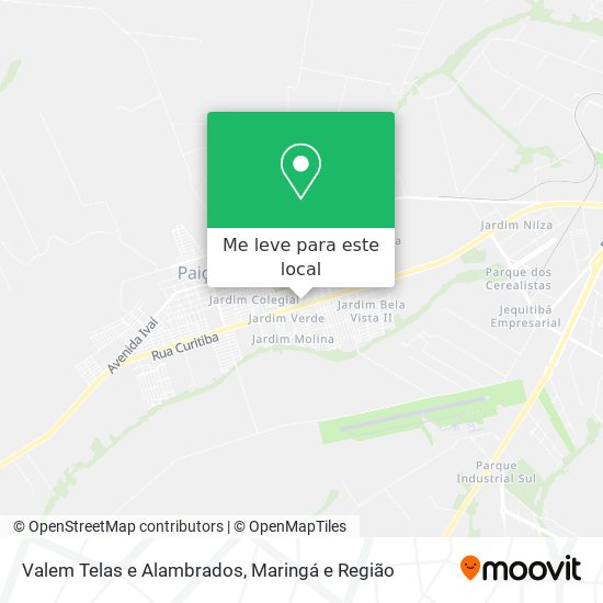 Valem Telas e Alambrados mapa