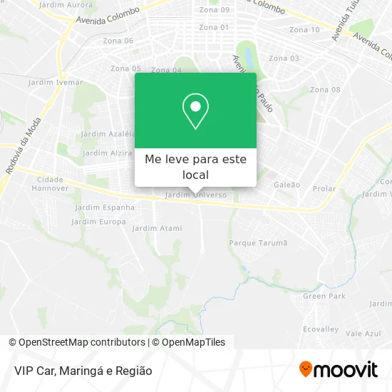 VIP Car mapa