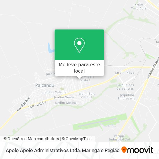 Apolo Apoio Administrativos Ltda mapa