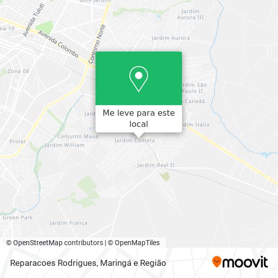 Reparacoes Rodrigues mapa