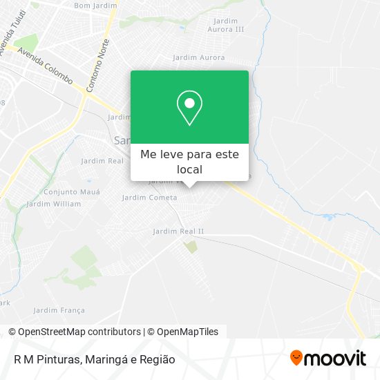 R M Pinturas mapa
