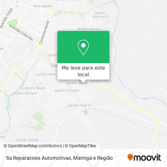 Sa Reparacoes Automotivas mapa