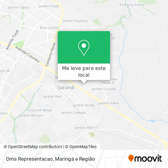 Dms Representacao mapa