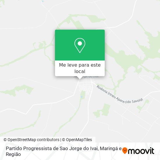 Partido Progressista de Sao Jorge do Ivai mapa