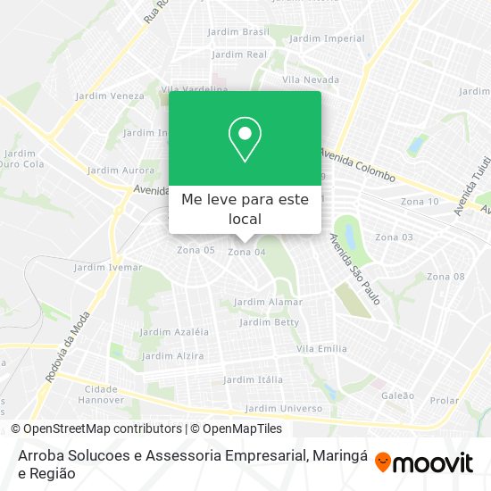 Arroba Solucoes e Assessoria Empresarial mapa