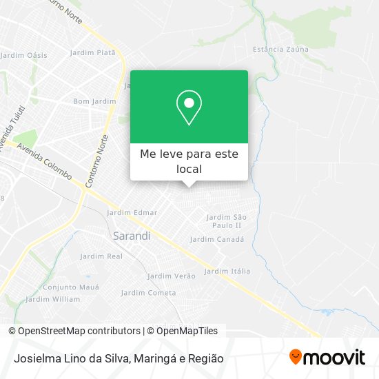 Josielma Lino da Silva mapa