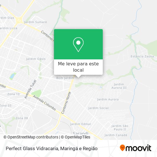 Perfect Glass Vidracaria mapa