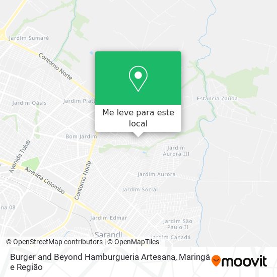 Burger and Beyond Hamburgueria Artesana mapa
