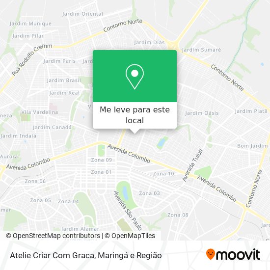 Atelie Criar Com Graca mapa