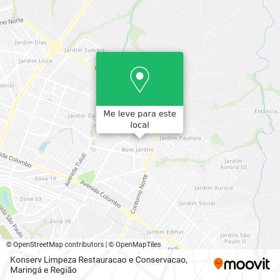 Konserv Limpeza Restauracao e Conservacao mapa