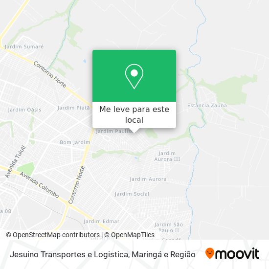 Jesuino Transportes e Logistica mapa