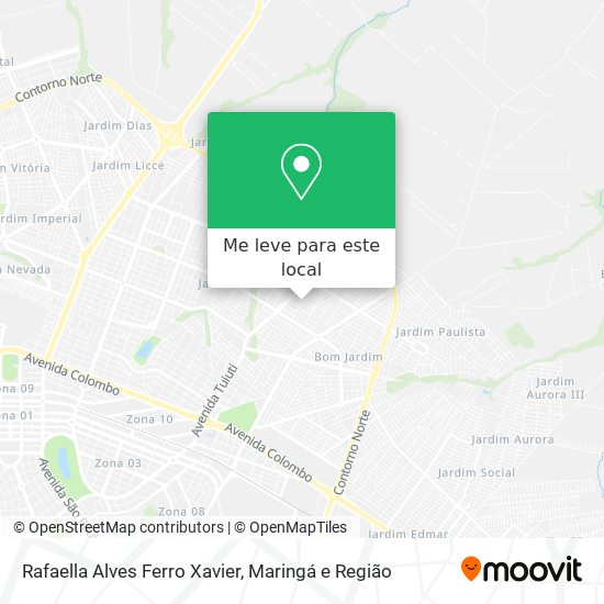 Rafaella Alves Ferro Xavier mapa