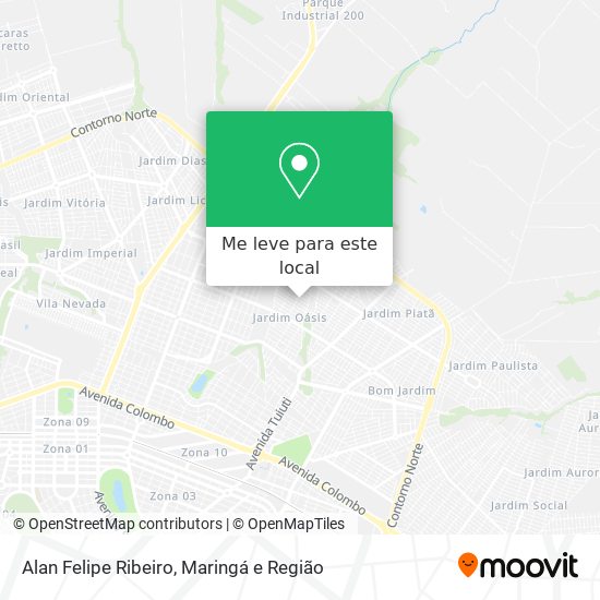 Alan Felipe Ribeiro mapa