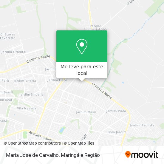 Maria Jose de Carvalho mapa