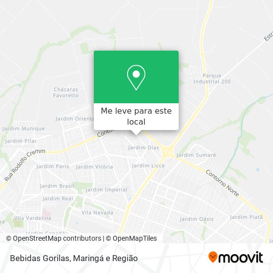 Bebidas Gorilas mapa