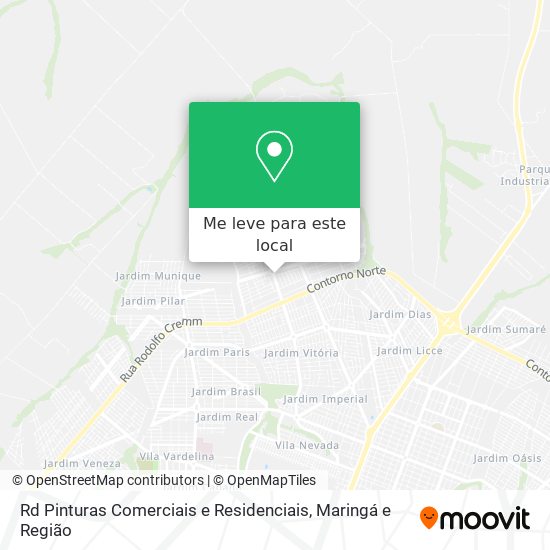 Rd Pinturas Comerciais e Residenciais mapa