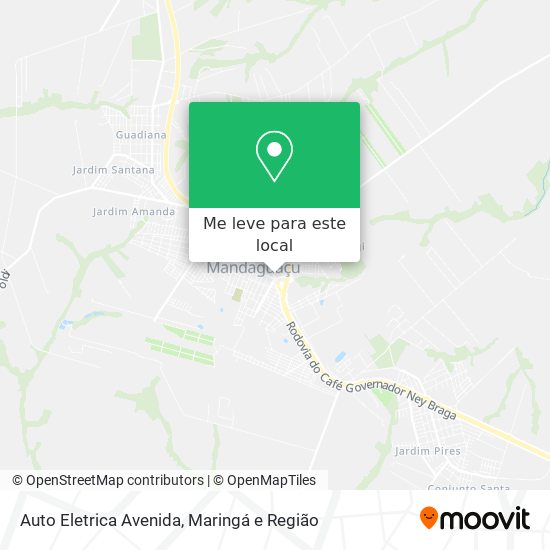 Auto Eletrica Avenida mapa