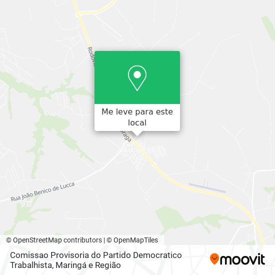 Comissao Provisoria do Partido Democratico Trabalhista mapa