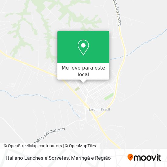 Italiano Lanches e Sorvetes mapa
